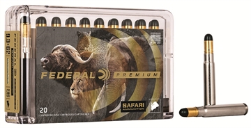 Picture of Federal Premium Safari Cape-Shok 9.3mmx62Mauser 286gr Woodleigh Hydro Solid 20 Per Box/10 Case P9362WH