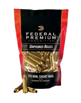 Picture of Federal Premium Unprimed Brass Handgun Cartridge Cases 100/ct .45 Auto PH45UPB100