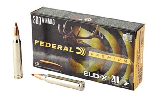 Picture of Federal Federal Premium, Extremely Low Drag eXpanding, 300 Winchester Magnum, 200 Grain, Polymer Tip, 20 Rounds P300WELDX1