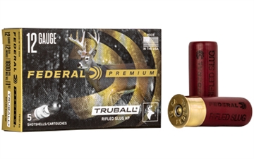 Picture of Federal Premium Vital-Shok TruBall Rifled Slug 12 ga 2 3/4" 1 oz Slug 1600 fps - 5/box PB127 RS PB127RS