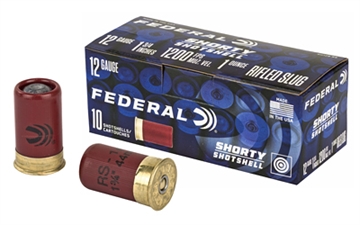 Picture of Federal Shorty Shotshell, 12 Gauge 1.75", Rifled Slug, 10Rd Box, 100Rd Case SH129 RS SH129RS