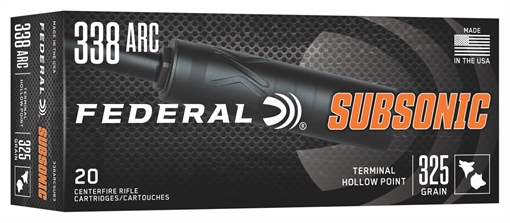 Picture of FED SUBSONIC 338ARC 325GR HP 20/200 338ARCSUB3