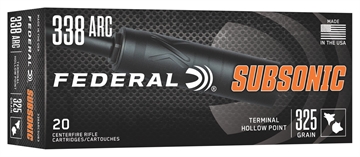 Picture of FED SUBSONIC 338ARC 325GR HP 20/200 338ARCSUB3