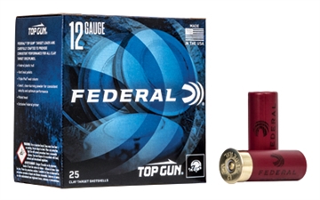 Picture of Federal Federal Top Gun Shotgun Ammo 12 Gauge 2.75 in. 1 1/8 oz. 7.5 Shot 25 rd. TG12 7.5 TG1275