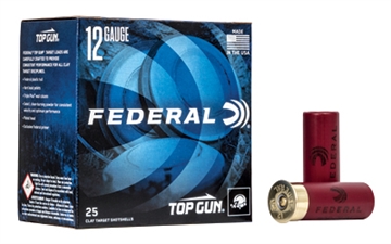 Picture of Federal Federal Top Gun Shotgun Ammo 12 Gauge 2.75 in. 1 1/8 oz. 8 Shot 25 rd. TG12 8 TG128