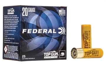 Picture of Federal Federal Top Gun Sporting Shotgun Ammo 20 ga. 2.75 in. 1250 FPS 7/8 oz. 7.5 Shot 25 Rd. TGS224 7.5 TGS22475