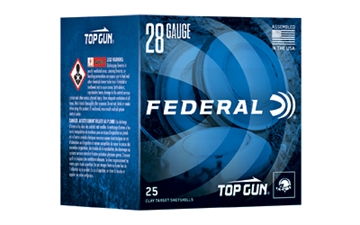 Picture of Federal Top Gun Sporting Shotshells 28ga 2-3/4" 3/4 oz 1330 fps #9 25/ct TGS2821 9 TGS28219