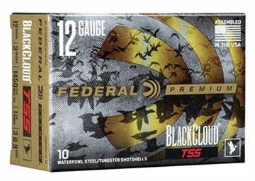Picture of Federal Black Cloud TSS 12Gauge 3" 1 1/4oz Steel Tungsten 3/9Shot 10 Per Box/10 Case PWBTSSX14239