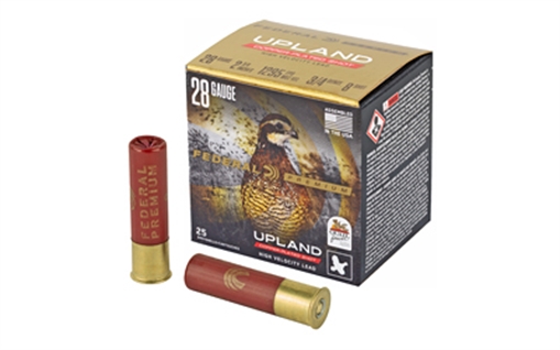 Picture of Federal Premium Wing-Shok High Velocity 28Gauge 2.75" 3/4oz 8Shot 25 Per Box/10 Case P2838