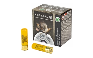 Picture of Federal Upland Steel, Lead Free, 20 Gauge 2.75", #7.5, 7/8 oz., Steel Shot, 25 Round Box, California Certified Nonlead Ammunition USH2075