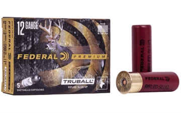 Picture of Federal  Premium Vital-Shok TruBall 12Gauge 3" 1oz RifledSlug Shot 5 Per Box/50 Case  PB131 RS