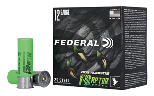 Picture of Federal Rob Roberts Raptor Steel Shotshells 12ga 3" 1-3/8oz 1400 fps #4 25/ct RRS138 4