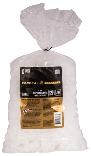 Picture of Federal Podium Wad Premium 12Gauge 1oz White Plastic 500/10 12P1