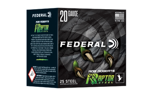 Picture of Federal Ron Roberts Raptor Steel Shotshells 20ga 3" 1oz 1400 fps #3 25/ct RRS209 3