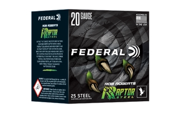 Picture of Federal Ron Roberts Raptor Steel Shotshells 20ga 3" 1oz 1400 fps #4 25/ct RRS209 4