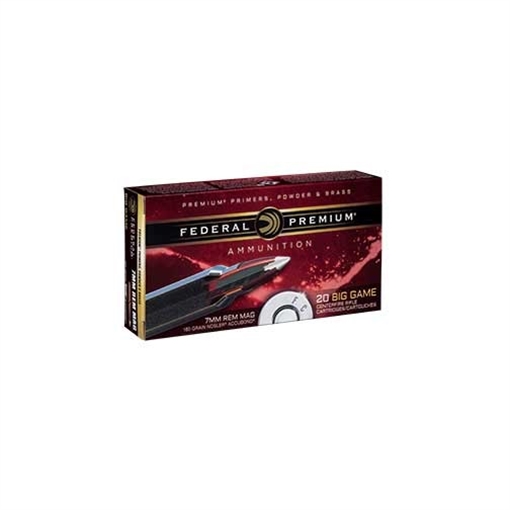 Picture of Federal FEDERAL 300 WSM 180 GR NOSLER ACCUBOND '' VITAL-SHOK'' 20/BX P300WSMA1