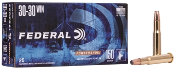 Picture of Federal Federal Power-Shok Rifle Ammo 30-30 Win 150 gr. Jacketed Soft Point 20 rd. 3030A