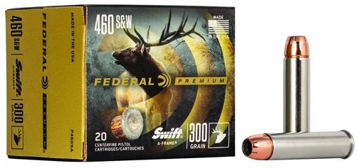 Picture of Federal Premium Vital-Shok Handgun Ammunition .460 S&W 300 gr SAF 1750 fps 20/box P460SA