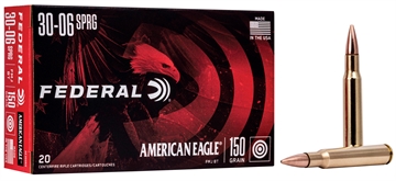 Picture of Federal American Eagle Rifle 30-06Springfield 150gr Full Metal Jacket Boat Tail 20 Per Box/25 Case AE3006N