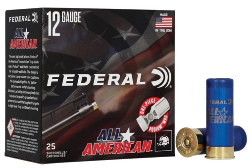 Picture of FEDERAL PREMIUM 12GA 2 3/4 IN 1OZ 1200 FPS 2 3/4 DRAM 7.5 25 FAA12L1 7.5 FAA12L1 7.5