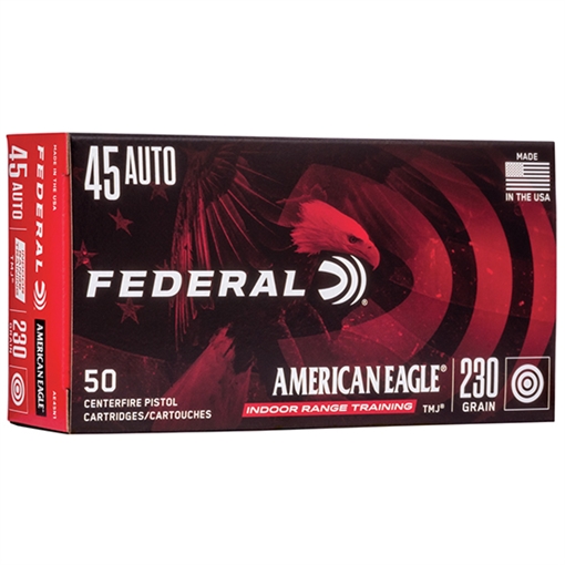 Picture of Federal American Eagle IRT 45ACP 230gr Total Metal Jacket 50 Per Box/20 Case AE45N1