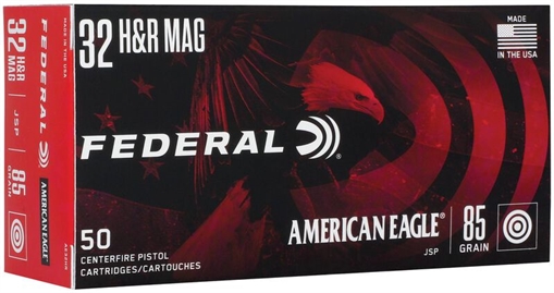 Picture of Federal American Eagle 32H&RMag 85gr Jacketed Soft Point 50 Per Box/20 Case AE32HR