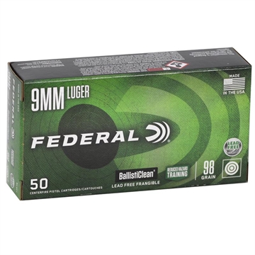 Picture of FEDERAL AMMO CU/POLY 9MM 98GR 50/20 BC9P1