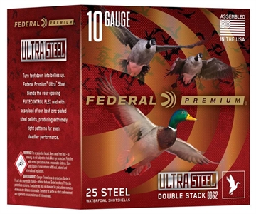 Picture of FEDERAL AMMO ULTRA STEEL 10GA 3.5 1-5/8OZ BB 25/10 PWUX107BB2