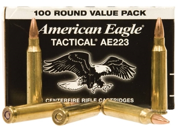 Picture of FEDERAL AMRCN EAGLE W/IRIS PROMO AMO 223 REM 55 FMJBT 100RD (5 BOX CASE) AE223BL