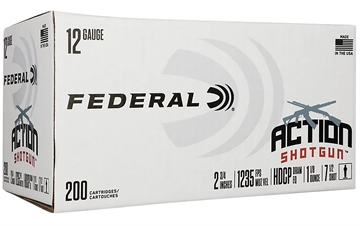 Picture of Federal Action Shotgun 12Gauge 2.75" 1 1/8oz 7.5Shot 200 Per Box/1 Case AS12H75