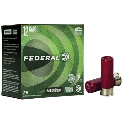 Picture of Federal BallistiClean Shotshells 12ga 2-3/4" 9 plts #00 1600 fps 25/ct BC132 00