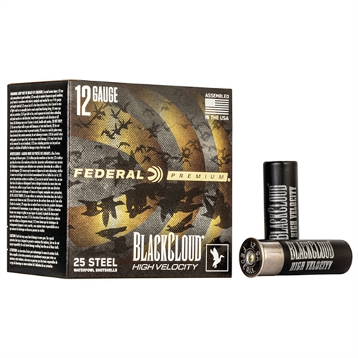 Picture of Federal Federal Premium Black Cloud Waterfowl Shotgun Ammo 12 ga. 3 in. 1 1/8 oz. High Velocity 2 Shot 25 rd. PWBXH143 2 PWBXH1432