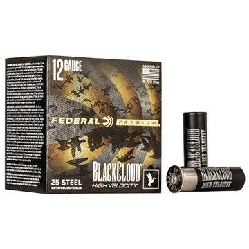 Picture of Federal Federal Premium Black Cloud Waterfowl Shotgun Ammo 12 ga. 3 in. 1 1/8 oz. High Velocity 4 Shot 25 rd. PWBXH143 4 PWBXH1434