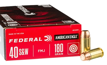Picture of Federal Champion Training 40S&W 180gr Full Metal Jacket 400 Per Box/1 Case *Loose C40180A400