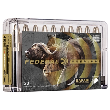 Picture of Federal Premium Safari Cape-Shok 416RemMag 400gr Trophy Bonded Bear Claw 20 Per Box/10 Case P416RT1