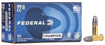 Picture of FEDERAL CHAMPION LIGHTNING AMO 22LR 40GR 50RD (10 PER SLEEVE 100 BOX CASE) 510