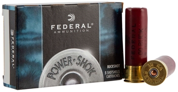 Picture of Federal  Power-Shok Magnum 12Gauge 3" 1 7/8oz 00BuckShot 5 Per Box/50 Case  F131 00