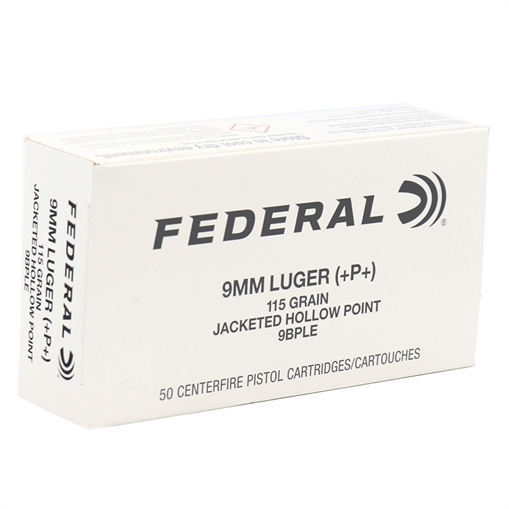Picture of FEDERAL CLASSIC HI SHOK 9MM+P+ 115GR JHP 50RD BX 1000RD CASE 9BPLE