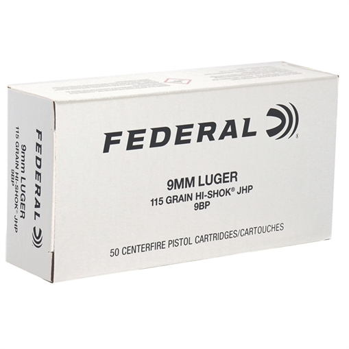 Picture of FEDERAL CLSSC 9MM 115GR HS JHP 9BP