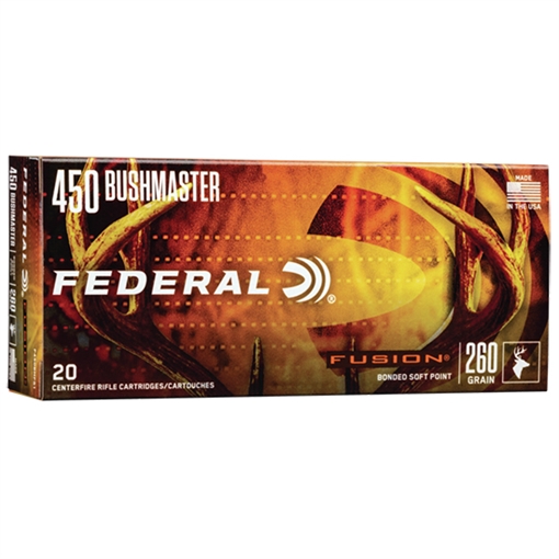 Picture of FEDERAL AMMO FUSION 450BUSH 260GR 20/10 F450BMFS1