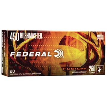 Picture of FEDERAL AMMO FUSION 450BUSH 260GR 20/10 F450BMFS1