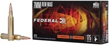 Picture of Federal Fusion, 7MM Remington, 175 Grain, Fusion Polymer Tip, 20 Round Box F7RTFS2