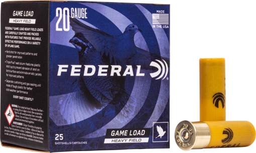 Picture of FEDERAL GAME LOAD 20GA 2.75" 1OZ #7.5 250RD CASE LOT H20275
