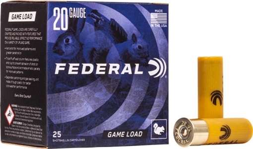 Picture of FEDERAL GAME LOAD 20GA 2.75" 7/8OZ #6 1210FPS 250RD CASE H2006