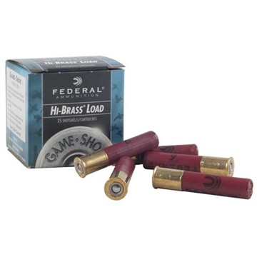 Picture of Federal Game-Shok Upland Game - Hi Brass Load - .410ga 2-1/2" 1/2oz. #7.5-Shot 25/Box H412 7.5 H41275