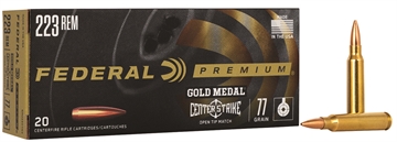Picture of Federal Premium Gold Medal 223Rem 77gr Open Tip Match 20 Per Box/10 Case GM223OTM3