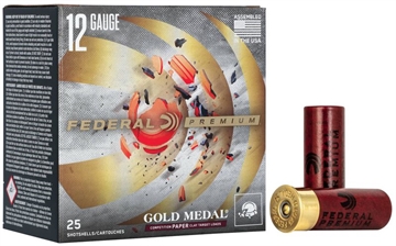 Picture of Federal Premium Gold Medal Paper Shotshells 12ga 2-3/4" 1oz 1330 fps #8 25/ct GMT121 8 GMT12178