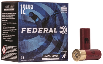 Picture of Federal Game-Shok Upland Game - Hi Brass Load - 12ga 2-3/4" 1-1/4oz. #4-Shot 25/Box H126 4 H1264