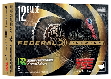Picture of Federal Heavyweight TSS Rob Roberts Special Edition Shotshell 12ga 3" 2oz 1100 fps #7 5/ct PTSSX198FRR 7