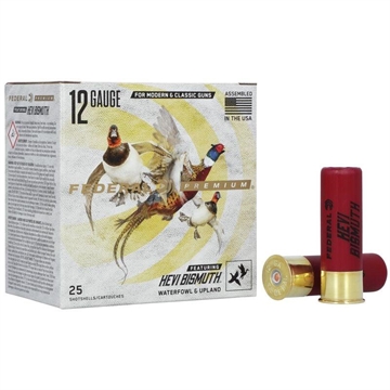 Picture of Federal Premium HEVI-Bismuth 12Gauge 3" 1 3/8oz 5Shot 25 Per Box/10 Case PHBX1385